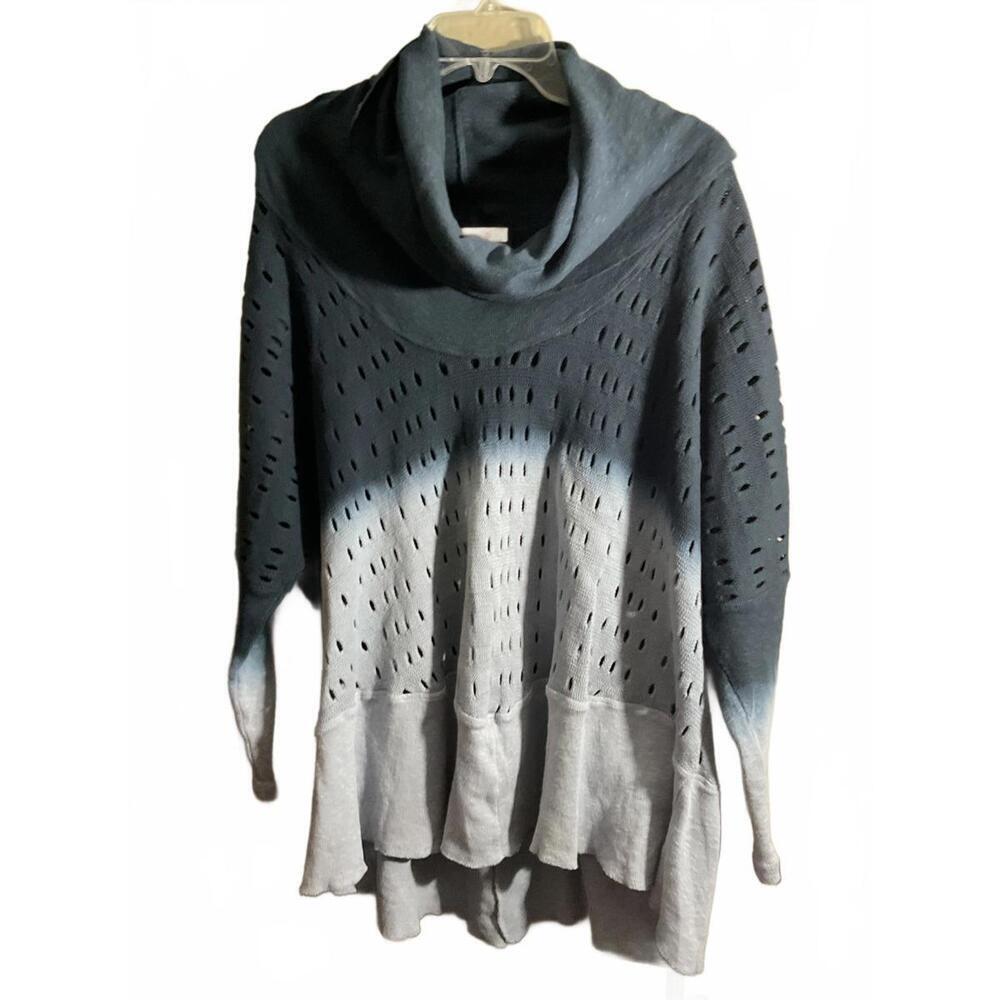 Ombre Over sized Cowl Neck Sweater by Wearables Small